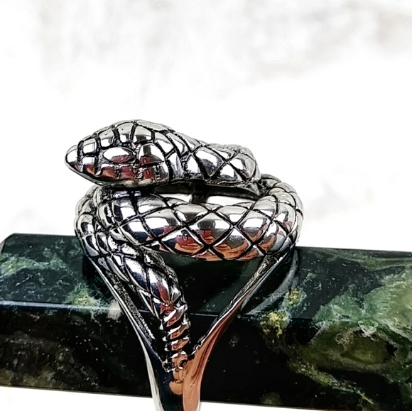 Hypoallergenic Jewelry - Serpent Snake Ring Hypoallergenic Unisex